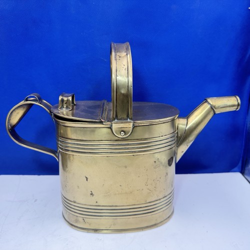 Brass watering can antique - brass,