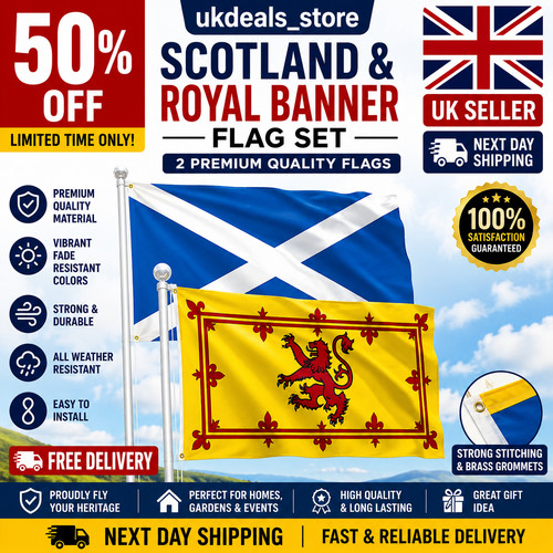 Scotland 5x3ft flags - scotland,