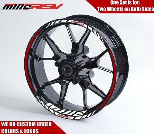 Aprilia mille wheel decals rim - mille,
