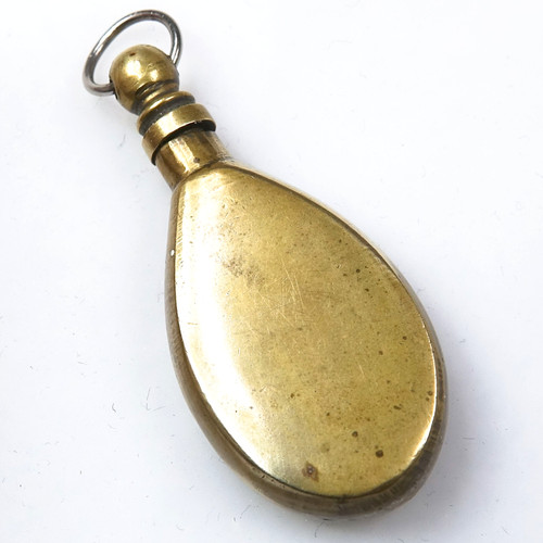 Vintage brass perfume bottle - perfume,