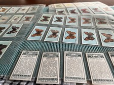 British Butterflies 1927 Wills Cigarette Cards - Full Set of 50 Cards