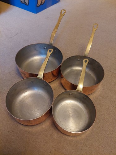 Set vintage french copper - 4,
