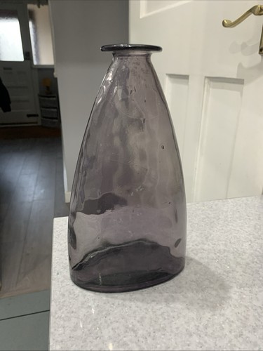 Hand blown glass - vase, light