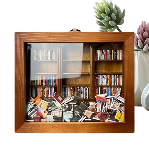 Miniature bookshelf stress - miniature,