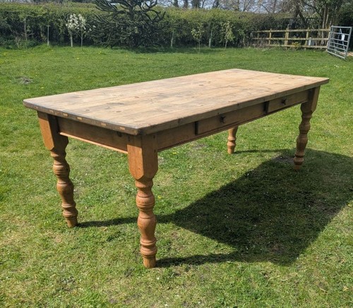 Antique pine farmhouse dining