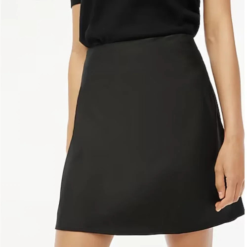 Crew women black mini - mini, bias