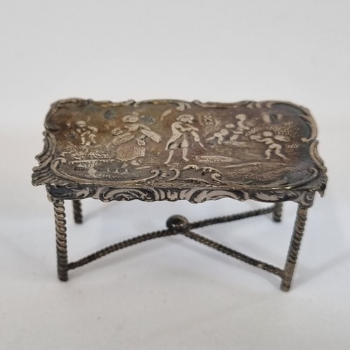 Antique solid silver miniature - antique,