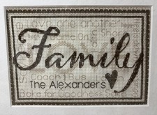 Personalised Family Themed