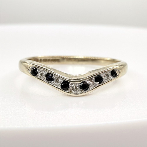 9ct gold dainty - gold, sapphire