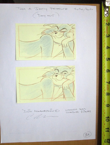 1993 signed tom jerry - signed,