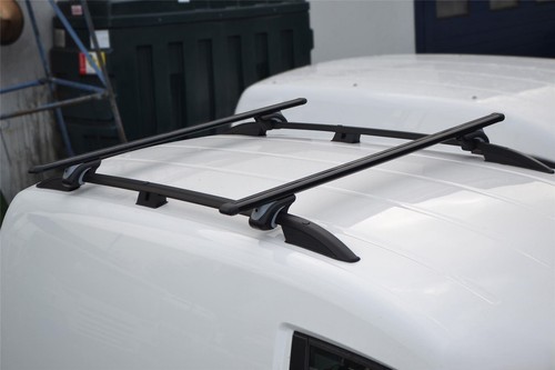 Black roof rails cross bars - black,