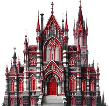 Valentine's Day Gothic House