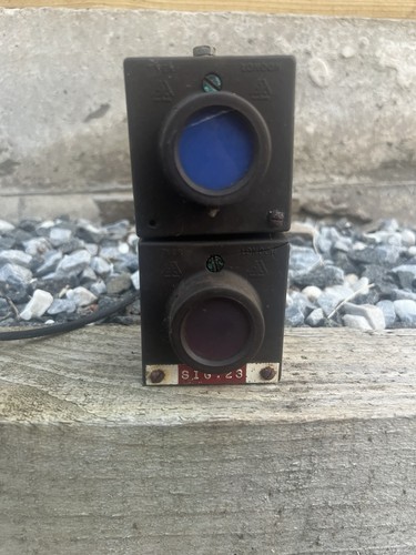 Railway signal lamp indicator - lamp, indicator.