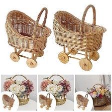 Stroller Shaped Flower Basket