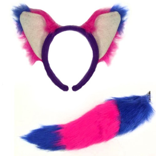 Pink purple cheshire cat - &,