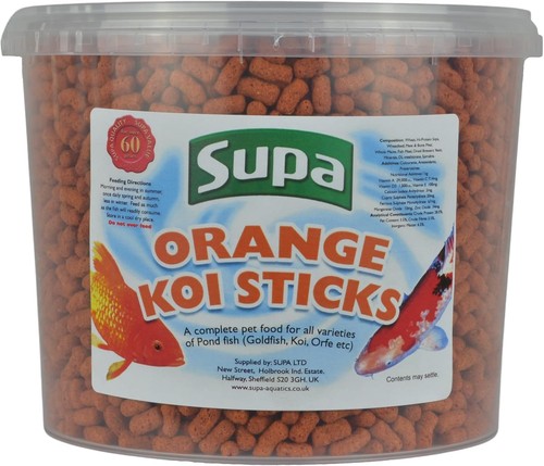 Supa koi orange pond sticks - koi,