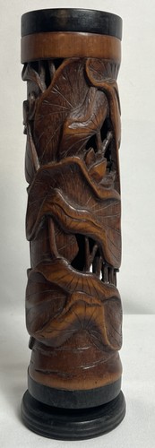 Antique chinese carved bamboo - chinese,