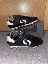 Sondico Strike SG00 Black & White Kids Studs Football Boots UK Size 2