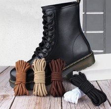 Shoe Laces Round Hiking Shoelaces Walking Work Boots 4 mm Strong 19 Colours!