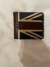 Union Jack Flag Leather Wallet - Good Condition