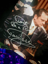 Only Fools And Horses Signed card David Jason John Challis photo inc rare quote