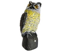 Solar owl garden decoy - garden,
