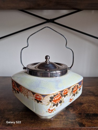 Vintage lustreware biscuit - vintage,