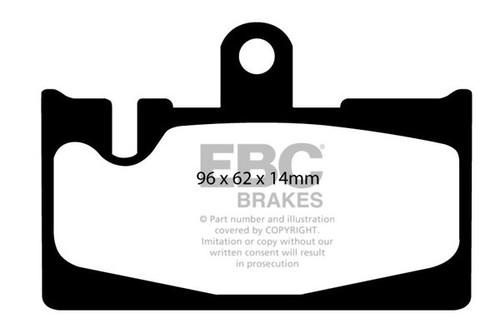 Ebc yellowstuff rear brake - ebc,