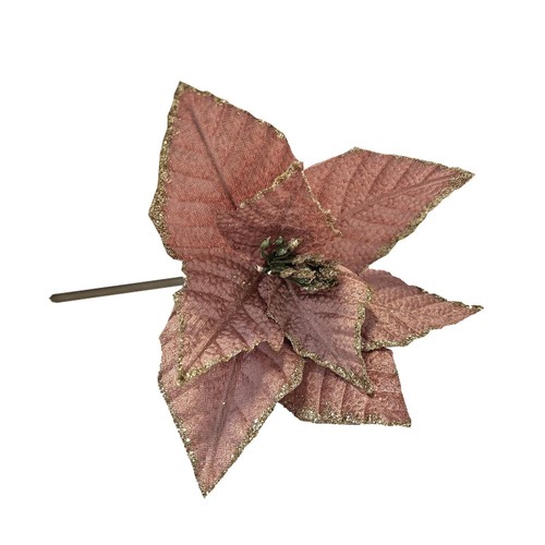 Christmas poinsettia 27cm - christmas,