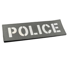 Large Reflective Police Patch