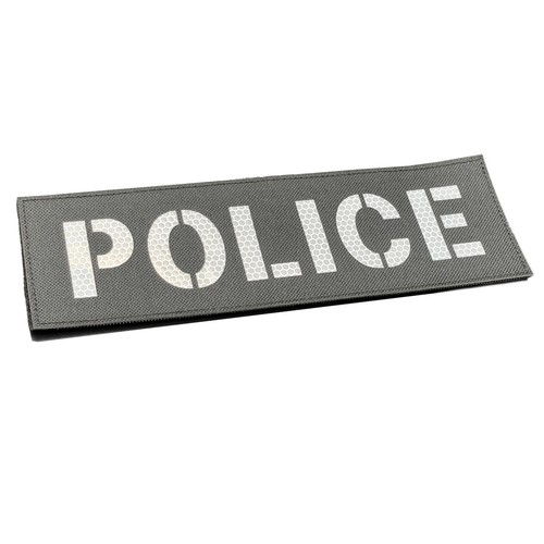 Large reflective police patch - large,
