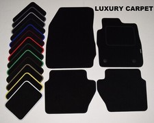 Fits Audi A2 2001-2004 Black Luxury Tailored Car Mats COLOURED BINDING