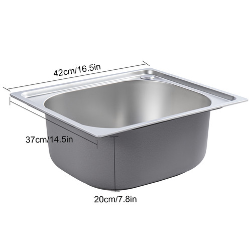 Inset kitchen single bowl - inset,