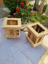 TWO HOMEMADE RUSTIC Garden