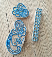 Fabric Wooden Stamps Creative