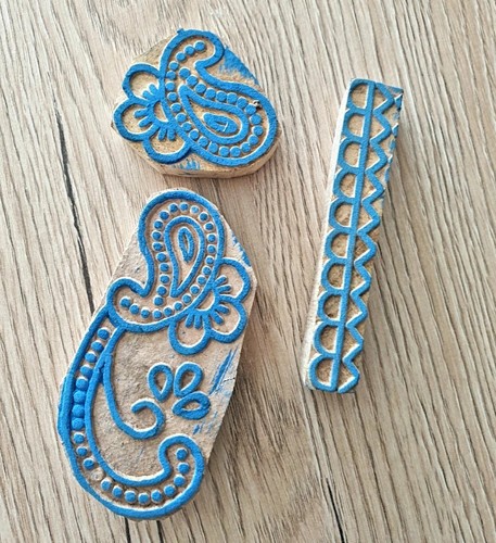 Fabric wooden stamps creative - wooden,