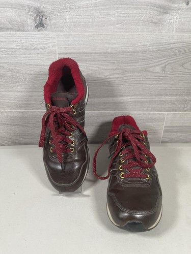 Adidas neo label brown leather - adidas,