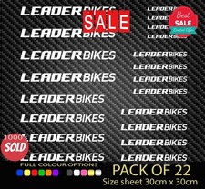 LEADER BIKES Vinyl Decal