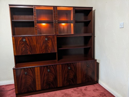 Mahogany dresser with drinks - mahogany,