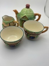 Marutomoware Teapot, Milk Jug, Sugar Bowl And Tea Cup Made In Japan