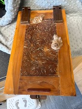 vintage writing box with memorabilia