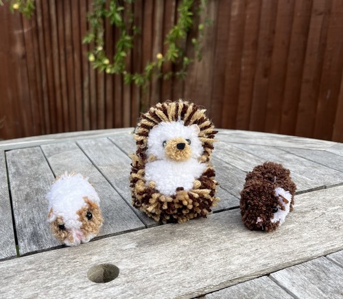 Handmade pom animals - handmade,