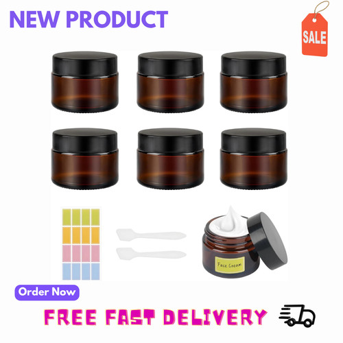 50ml amber glass - 50ml, 6
