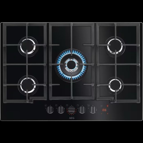 Aeg hkb75450nb burner gas - aeg, 5-burner