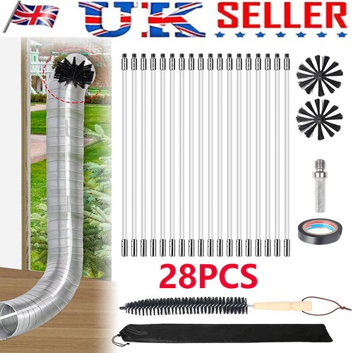 Flexible chimney sweep - chimney, set