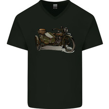 Motorcycle and Sidecar Biker