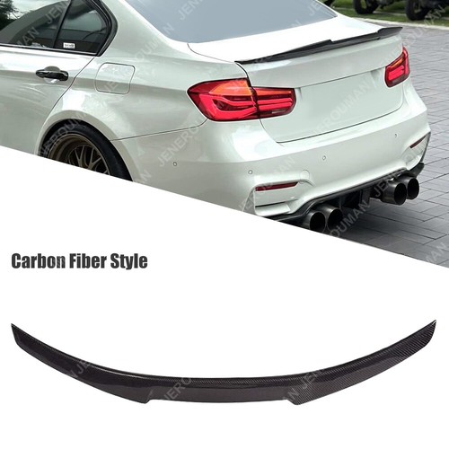 Carbon fiber look rear spoiler - fiber,