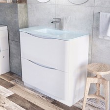 Eaton 900 White Glass Basin