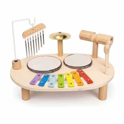 Musical activity table wooden - musical,