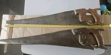 2 Vintage Handsaws For Restoration, 1 Disston, And The Other Warranted Superior,